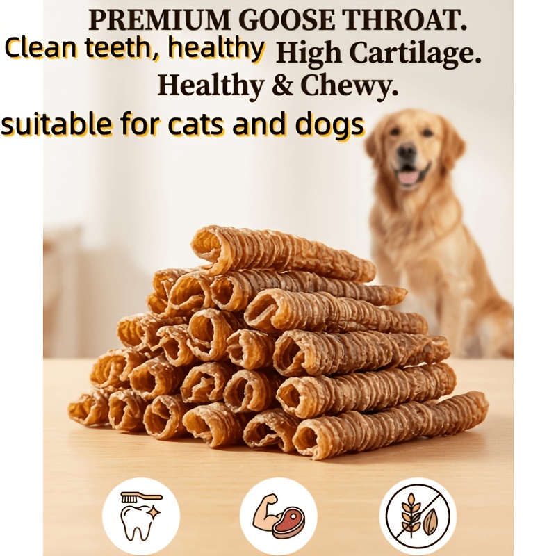 goose throat   and cats   dental treats to support oral health long lasting baked snacks for training and chewing Product details 9