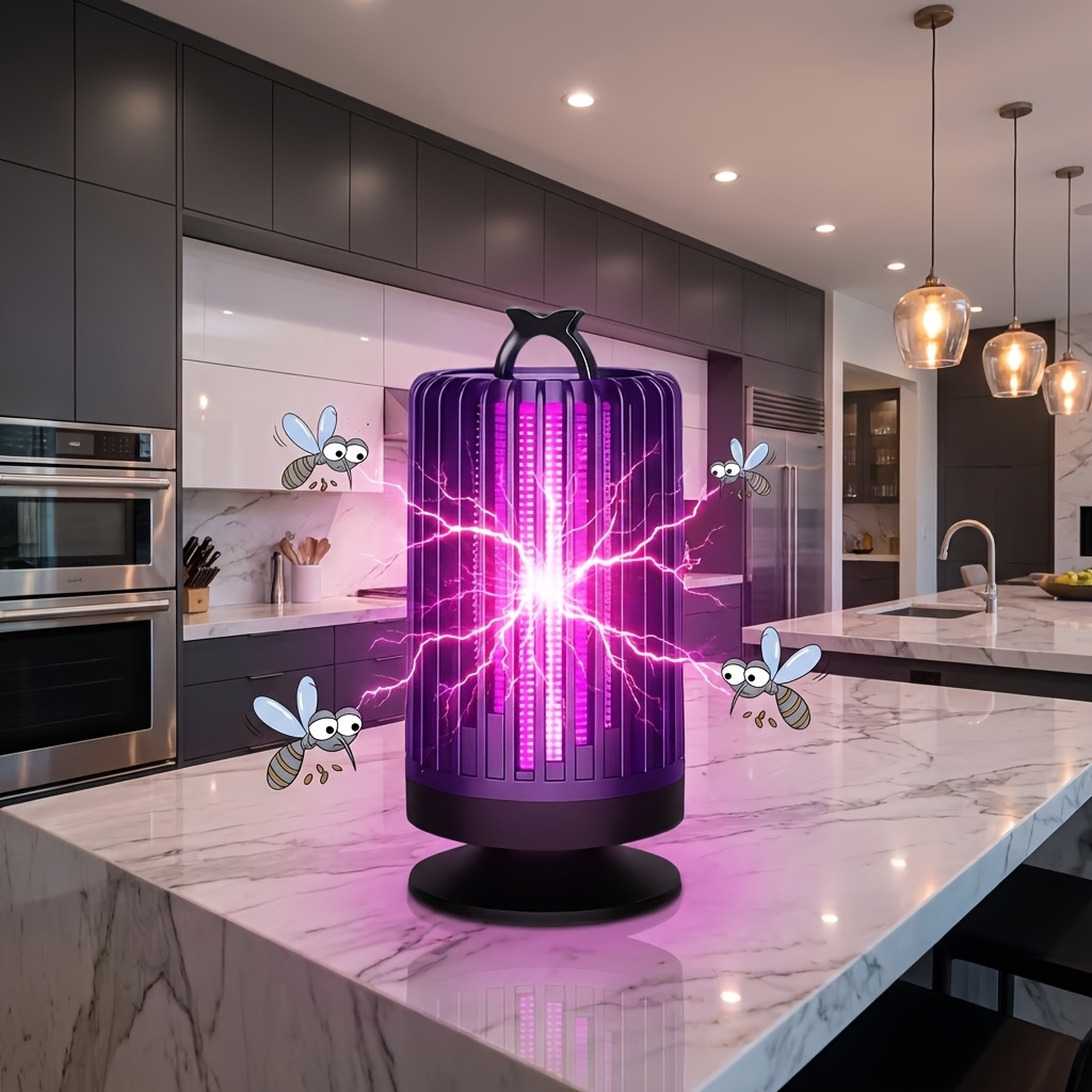 Mosquito for The Yard, Usb-Powered Mosquito Killer, Lawn Mosquito Lamp, Suitable for Bedroom, Kitchen, Living Room, Study, Office, Wall-Mounted And Desktop
