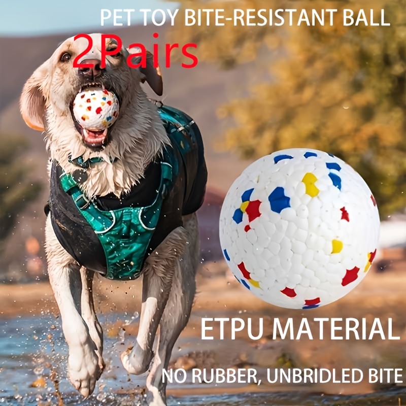 TEMU 1pc/. This Heavy-duty Bite-resistant Dog Toy Ball Is That Love Aggressive Chewing. The Sturdy And Durable Interactive Pet Ball Offers And Daily