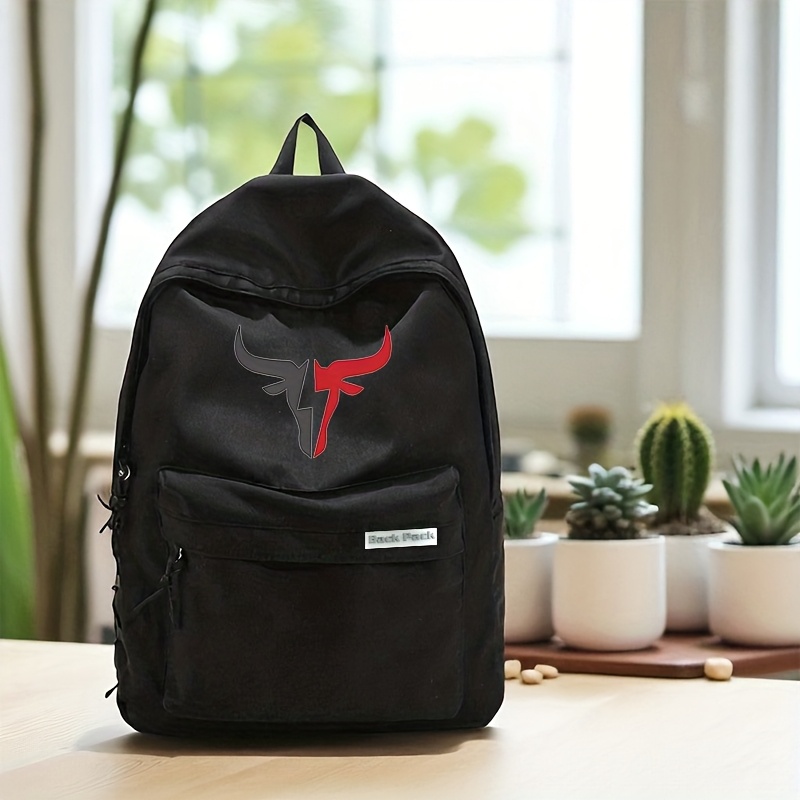 TEMU 1pc Large-capacity Backpack - Graphic, Spacious Daypack For College, Travel, - Durable Backpack For - Bag, College Student Accessory, Design,