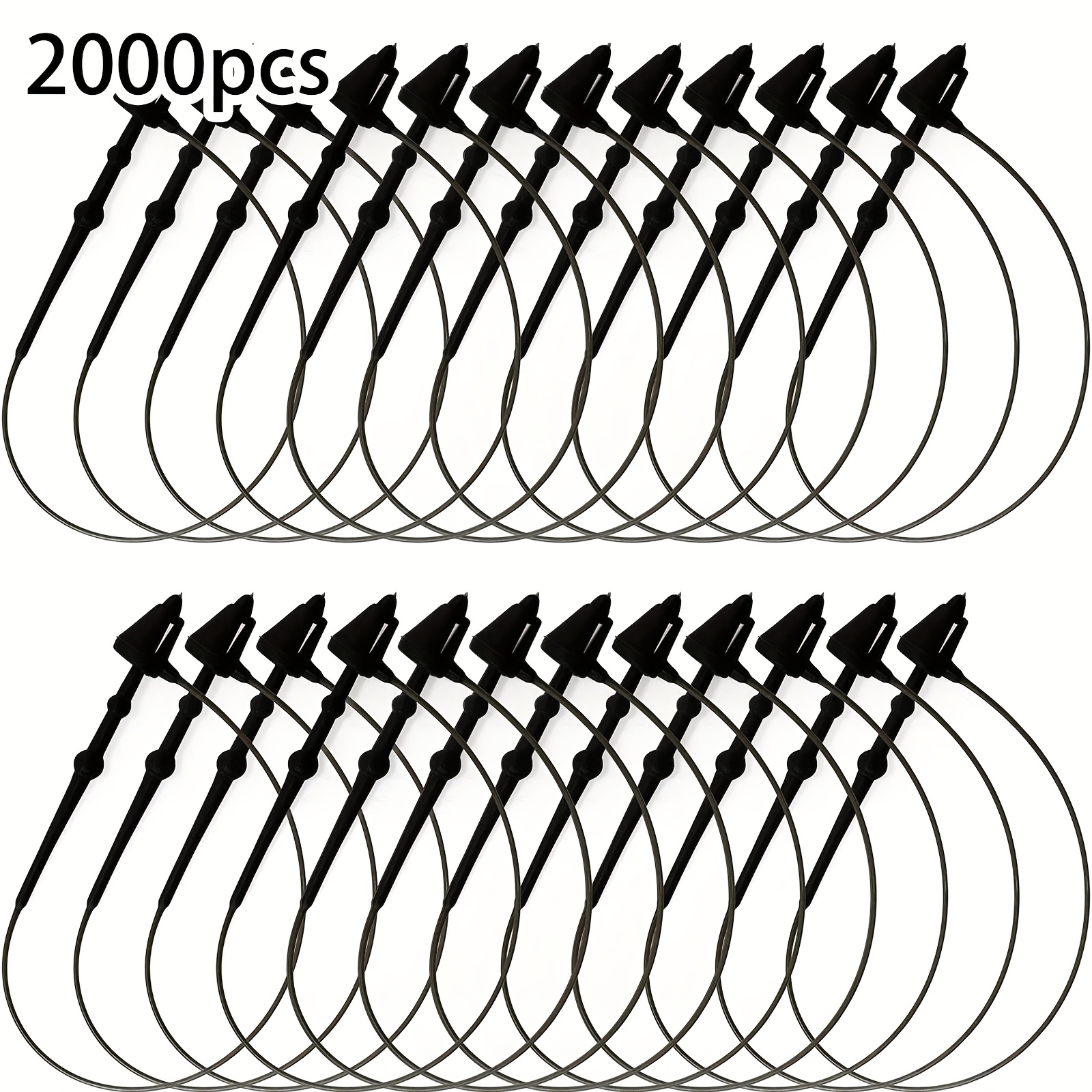 TEMU 2000pcs Plastic , Lock Pin Security Loop, Pin Safety Ring For Retail Store, Clothing Accessory Pins