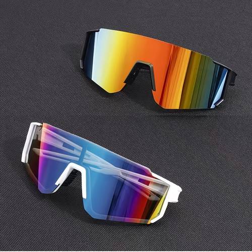 2pcs windproof cycling glasses suitable for running hiking outdoor lightweight comfortable goggles with frames visors for for for trekking for glasses