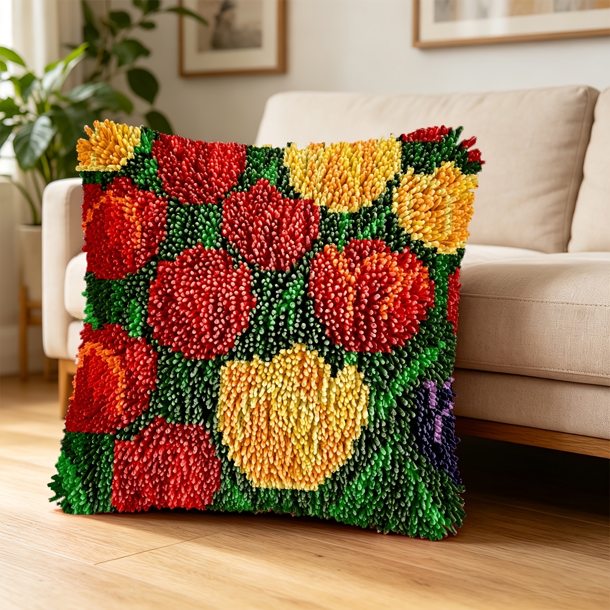 Hook Kit with Tulip Pattern for Beginners and Adults