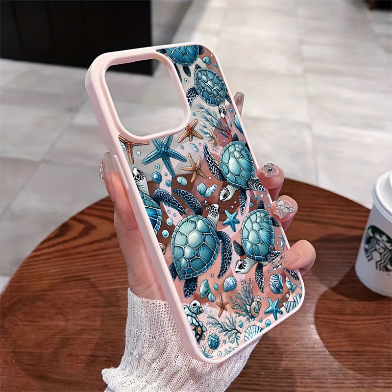 Image of And Starfish Phone Case, Magnetic Shockproof Light Beige Friendly Case With Wireless Charging Support, Compatible With Iphone 17-11 Pro Max Galaxy S25 Ultra/ S24 Fe/ S23 Plus/ S22, Magnetic Grip