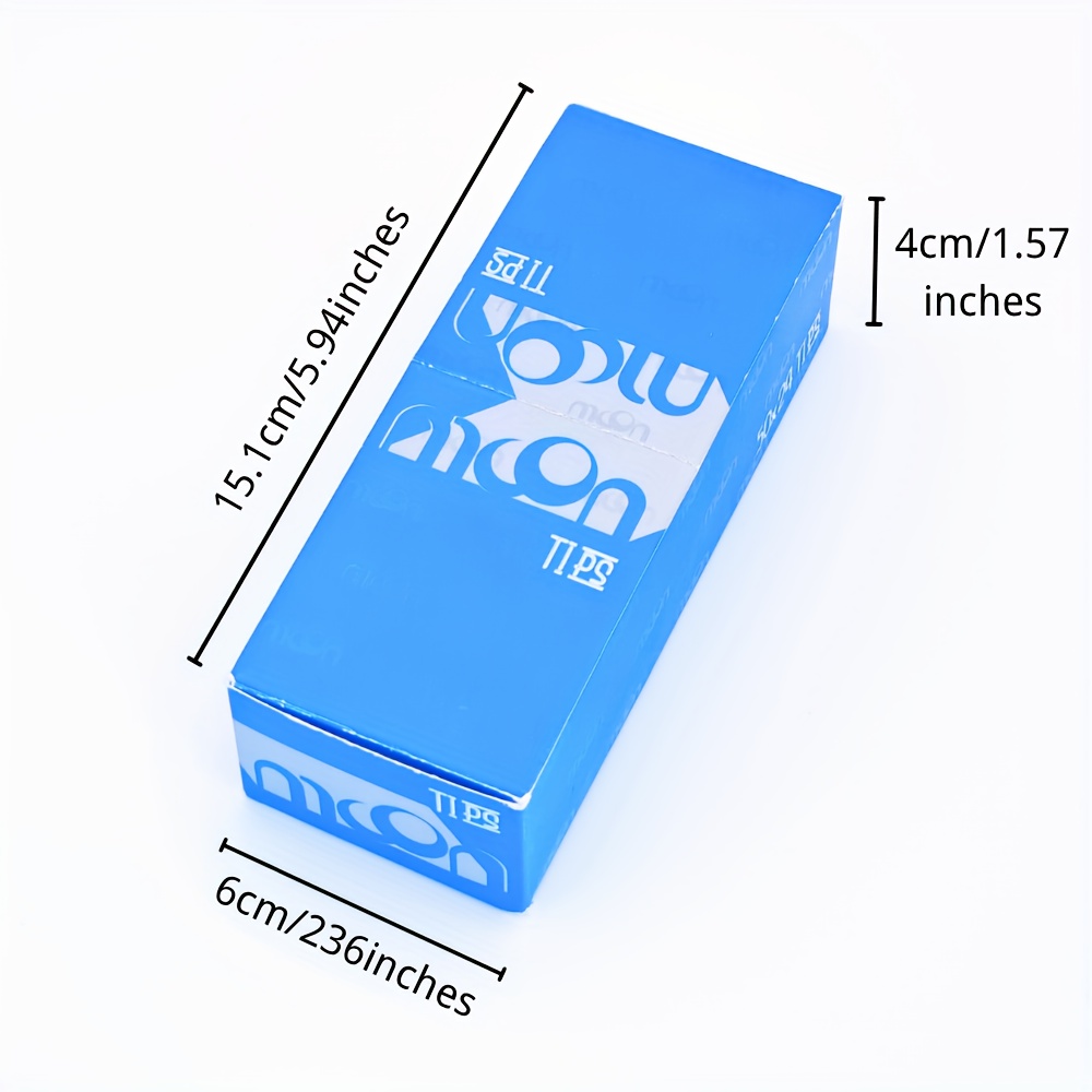 1200 TIPS, blauw en wit tipspapier