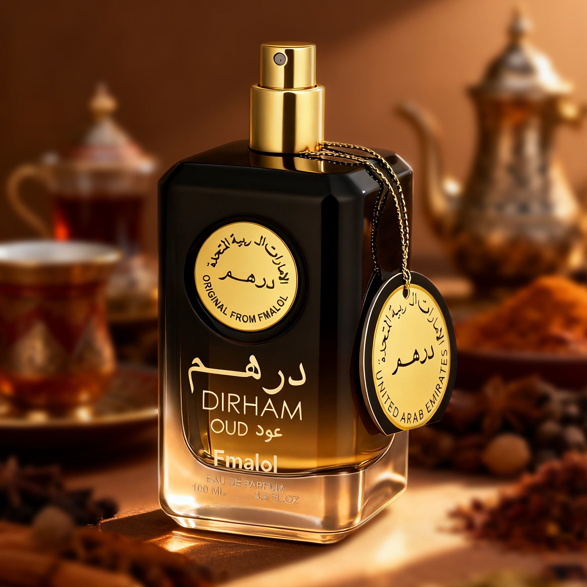 oud eau de parfum for men 100ml     arabian   box with luxurious texture it features citrus and agarwood oud notes has all day long lasting fragrance and is     for gifting to male friends Product details 2