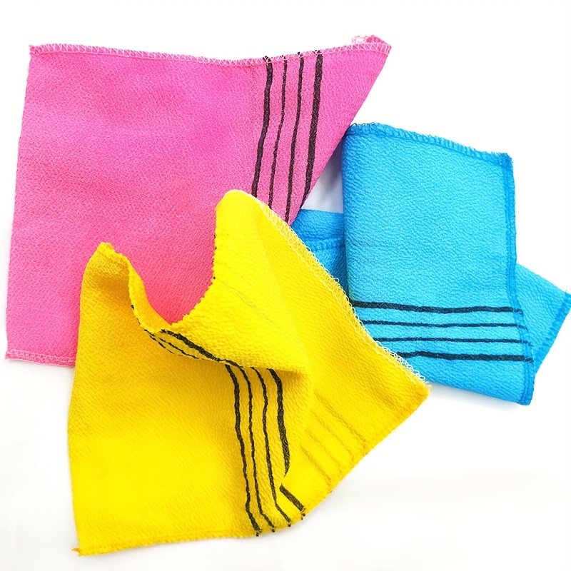 5pcs Set of Unisex Back Scratching Towels for Sauna and Bath