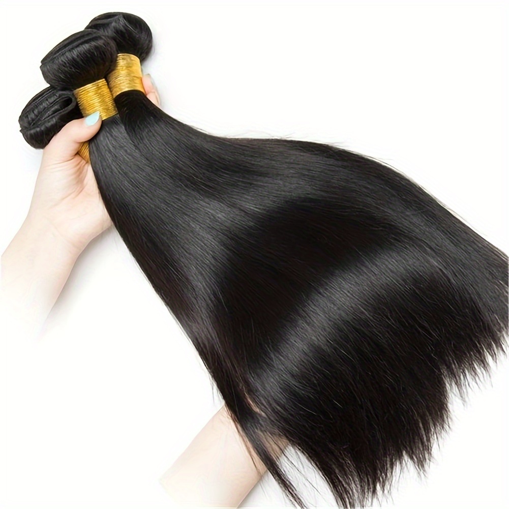 100     hair straight weave bundles human hair 3 bundles deals details 0