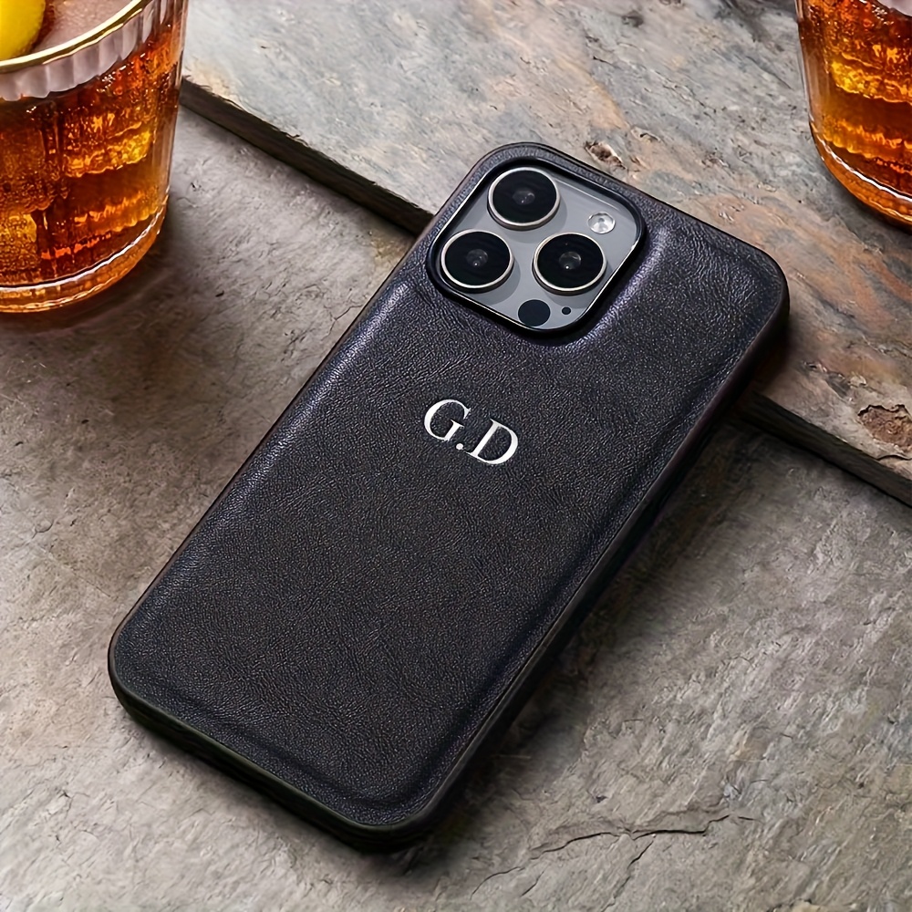 TEMU Phone Case: Personalized Customized Name Lnitials Letters Case Compatible With Iphone 18 17 16 15 14 13 12 11 Pro Classic Business Synthetic