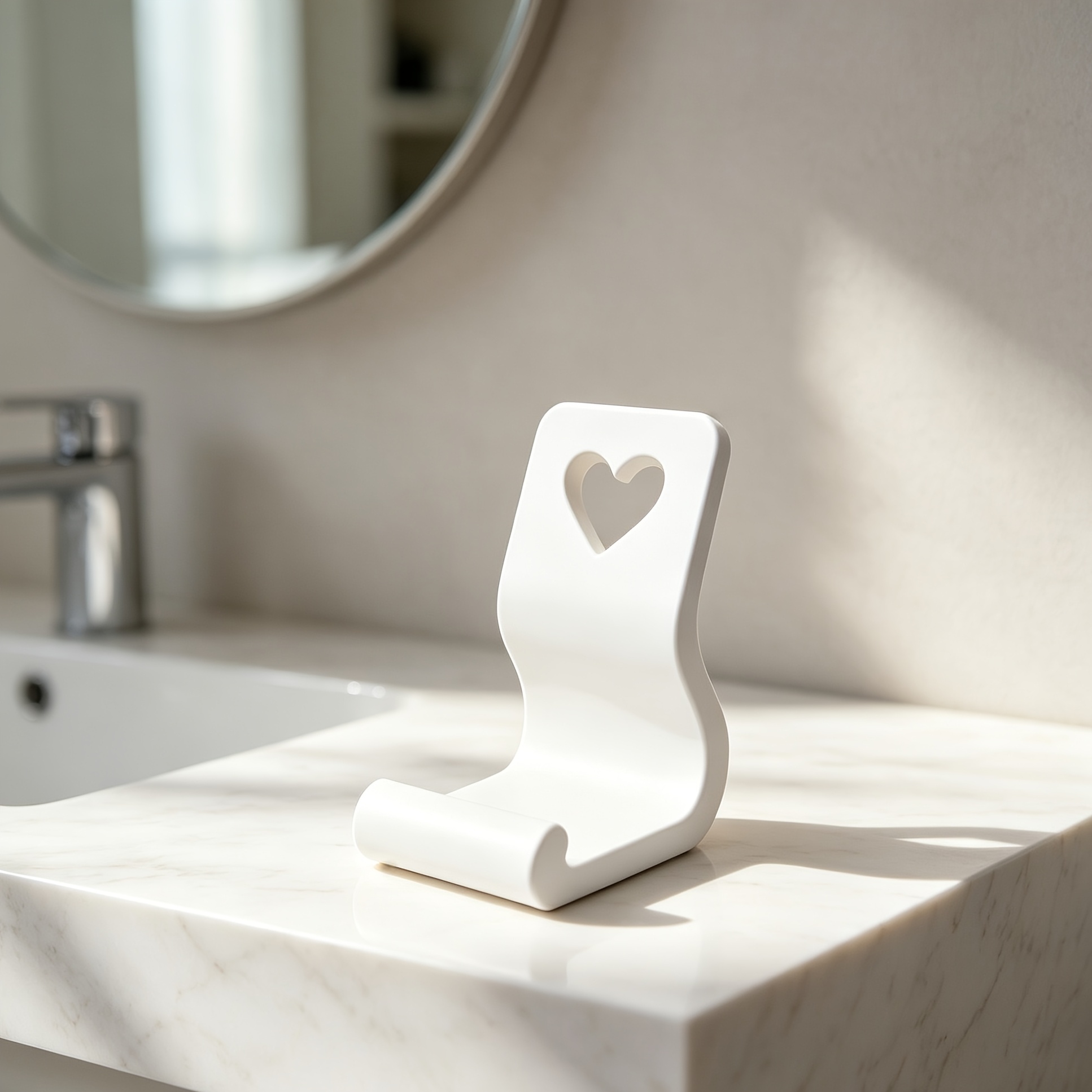 TEMU Supporto per telefono , Supporto per telefono a forma di cuore, Accessori per telefono