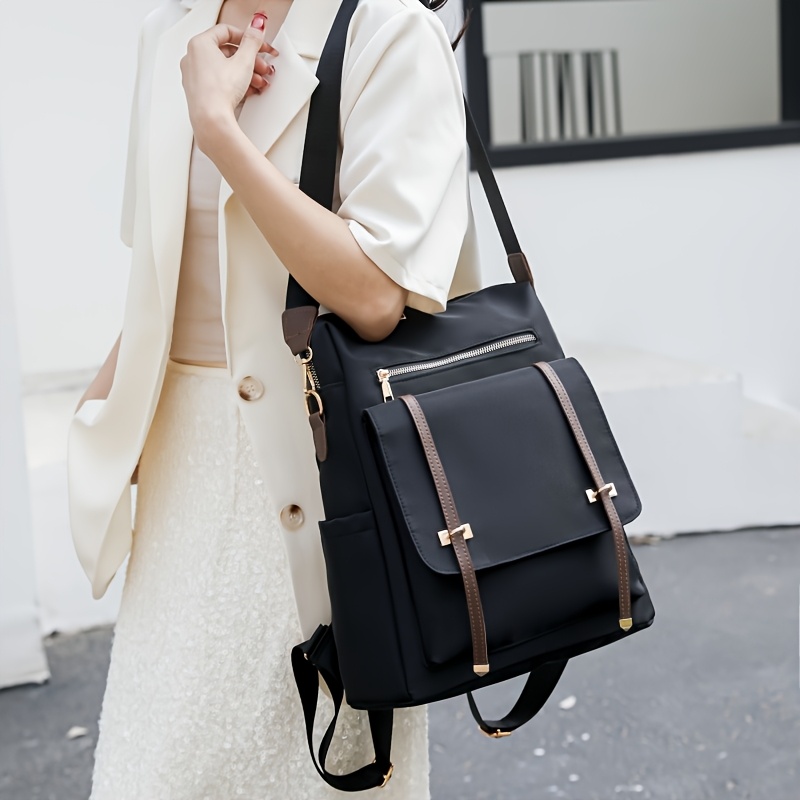 womens backpack anti theft casual nylon womens - Temu Iceland display picture 2