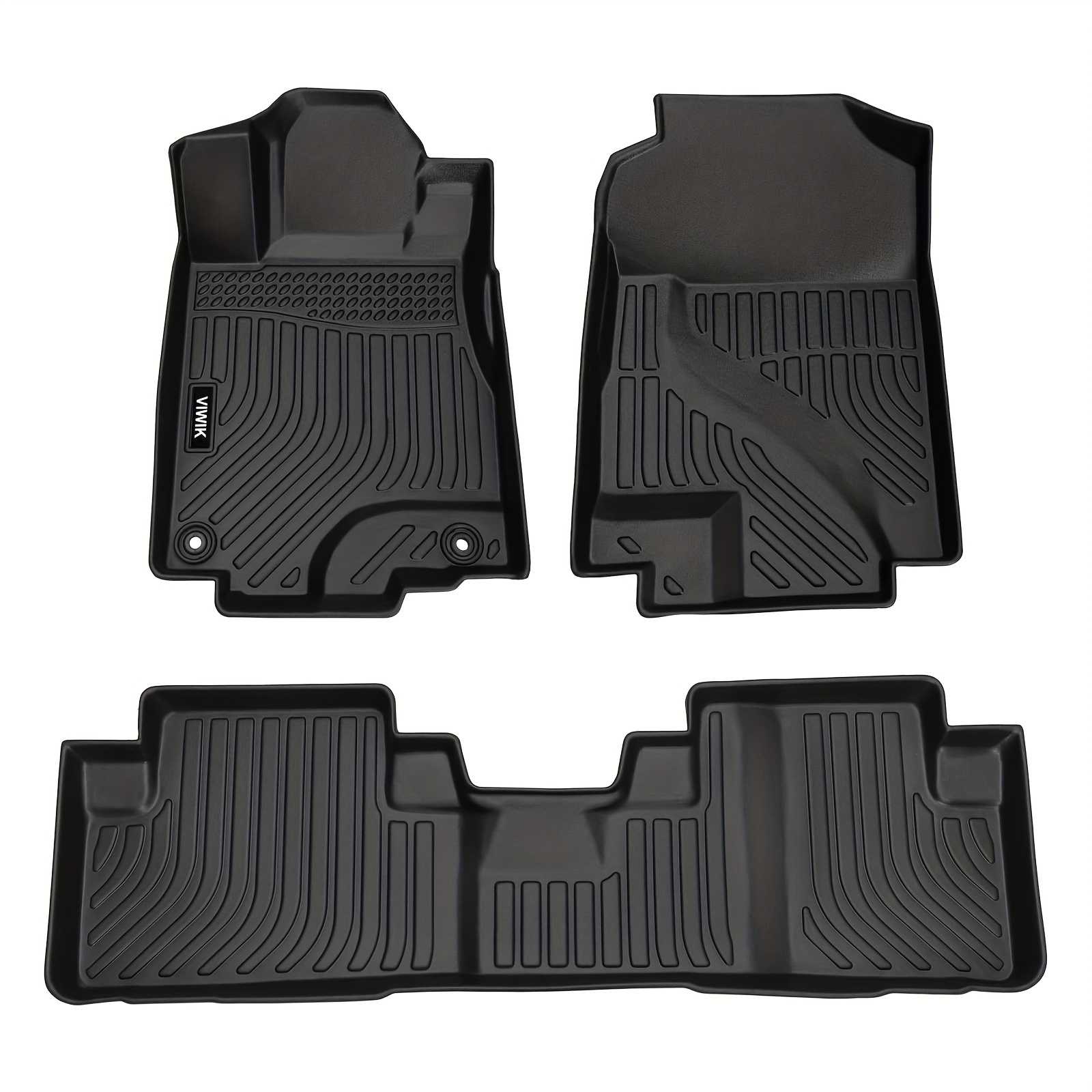 

Floor Mats Fit For 2012 2013 2014 2015 2016 Cr-v Lx Ex Se, Car Mats All Weather Custom Floor Liners Full Set Include 1st And 2nd Row Front & Rear, Automotive Floor Mats Tpe Black