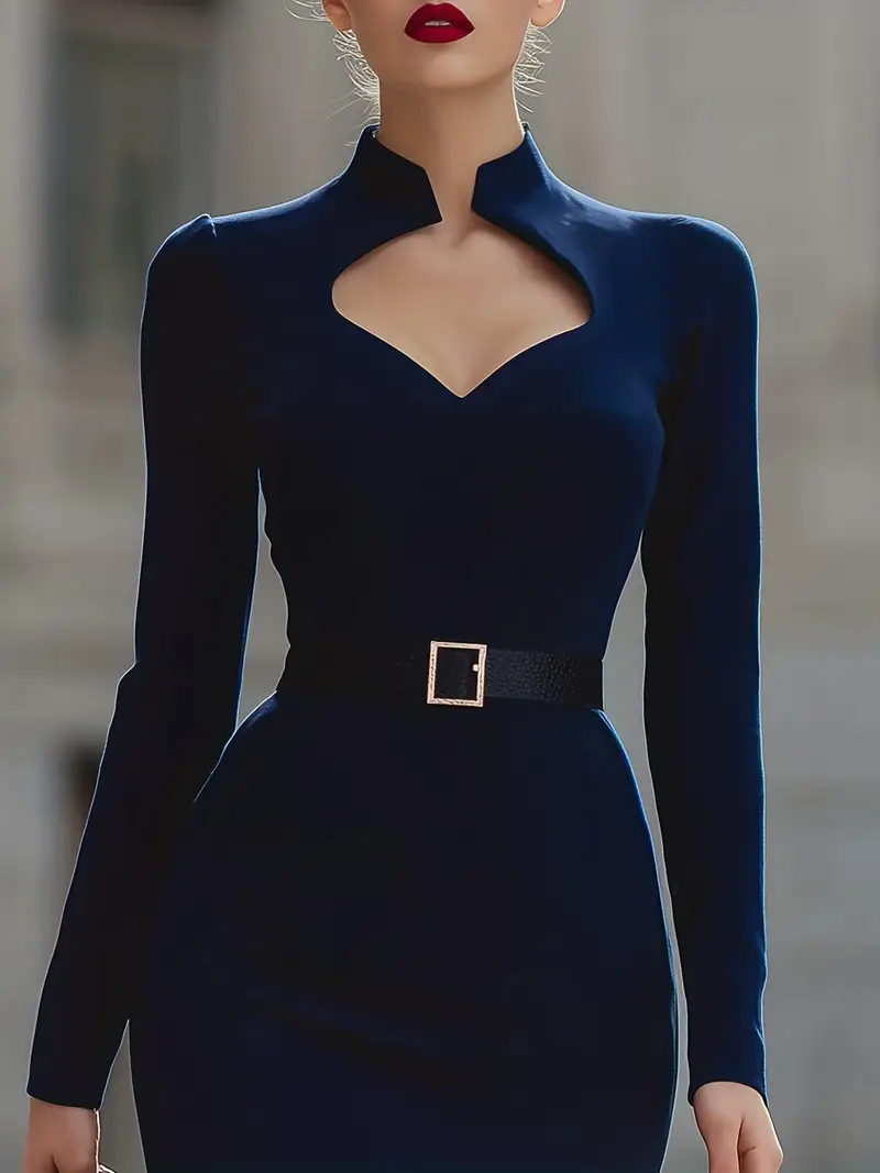 celebrity navy blue dress red carpet dresses sexy Navy Blue Angelina Jolie Boat Neck Dress Sexy Prom Celebrity Red Carpe