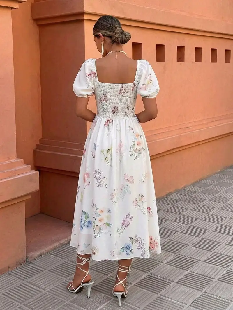 high end midi dresses LUXURY HIGH-END HALF BOW MIDI COCKTAIL DRESS