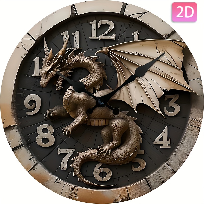 12” discount wooden Anime Clock