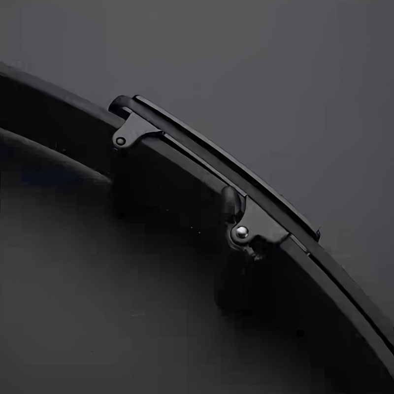Men's Leather Belt with Automatic Buckle, Comfortable Fit