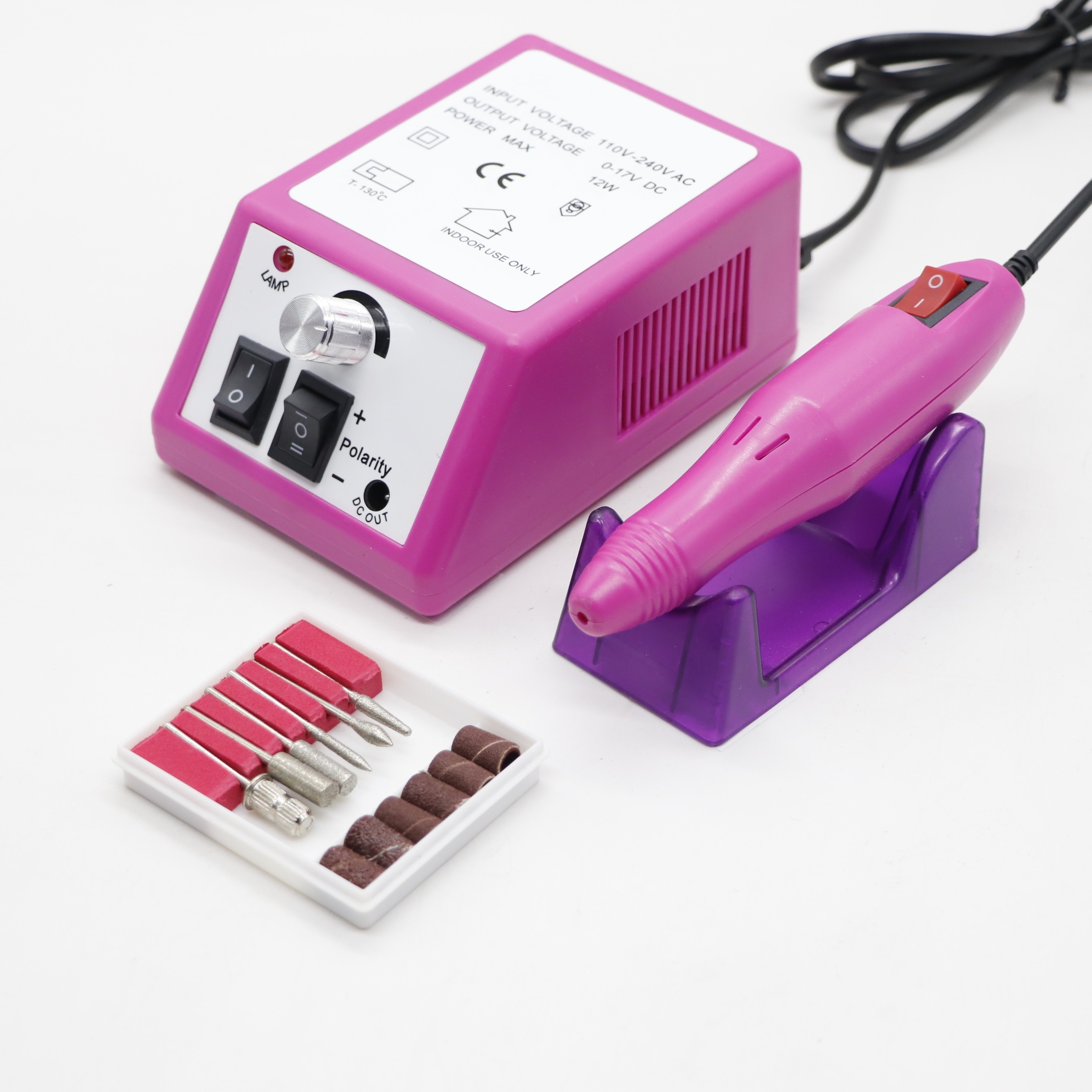 TEMU 20000 Rpm Electric Nail Drill Machine Mill Cutter Sets For Manicure Nail Tips Manicure Electric Professional Electric Nail Drill Machine Set -