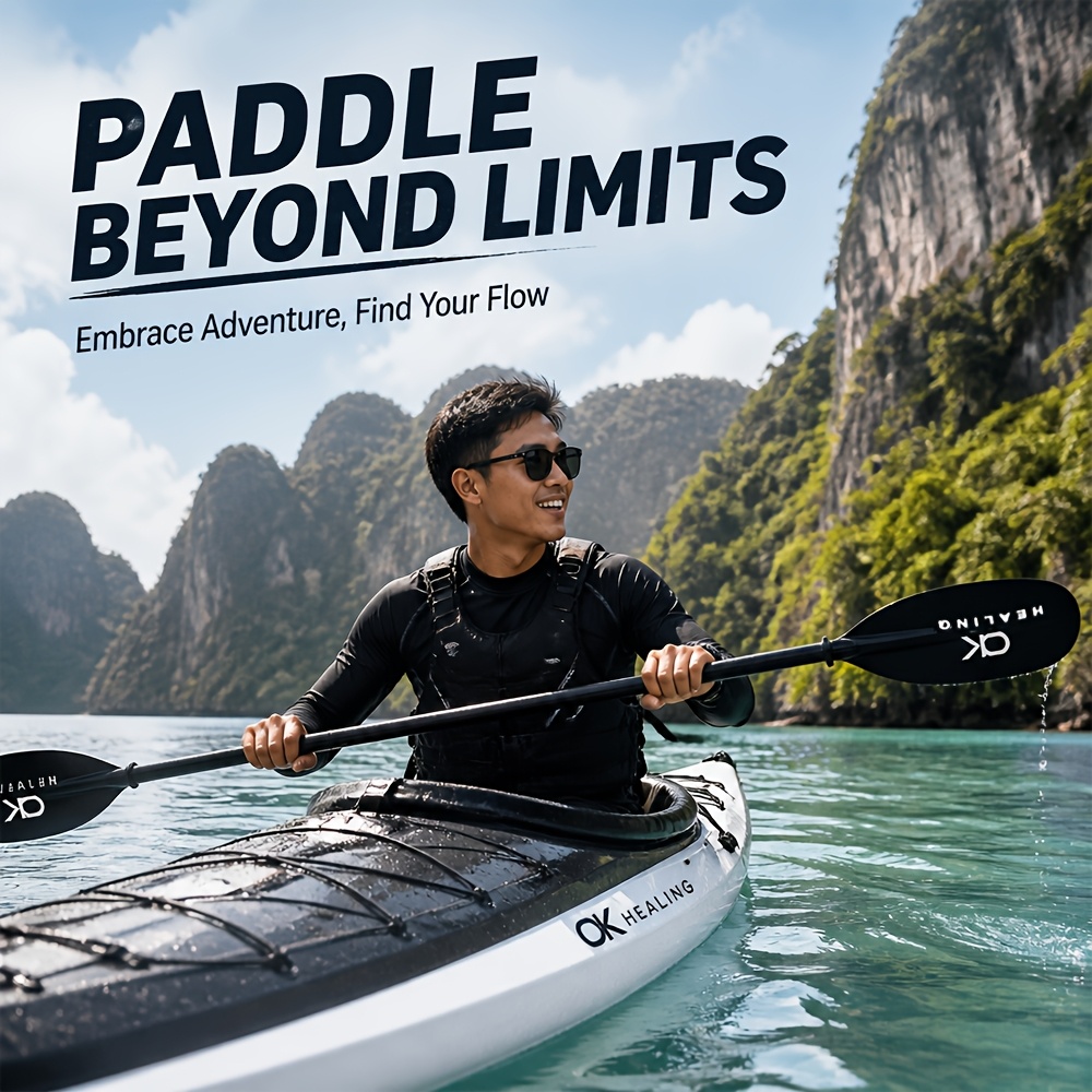 Fiberglass Kayak Paddle with Floating Design
