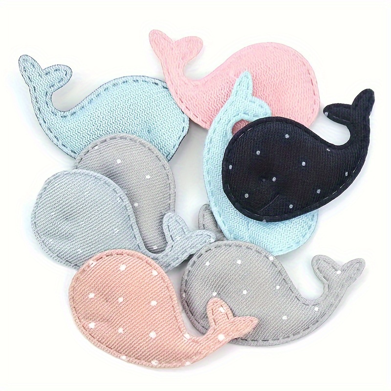 Image of 40pcs Small Cloth Stickers, Sewing Supplies Stickers, Suitable For Handmade Creative Diy Hair Accessories, Hair Clips, Hats And Other Decorative Accessories Wholesale