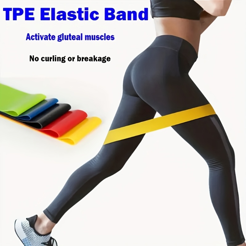 5pcs SYLORAID Gym Resistance Bands Set with Hip Training Ring - Heavy-Duty 5-Color Stackable Fitness System (Multicolor Tension Bands for Glutes Workouts, Strength Training & for /)