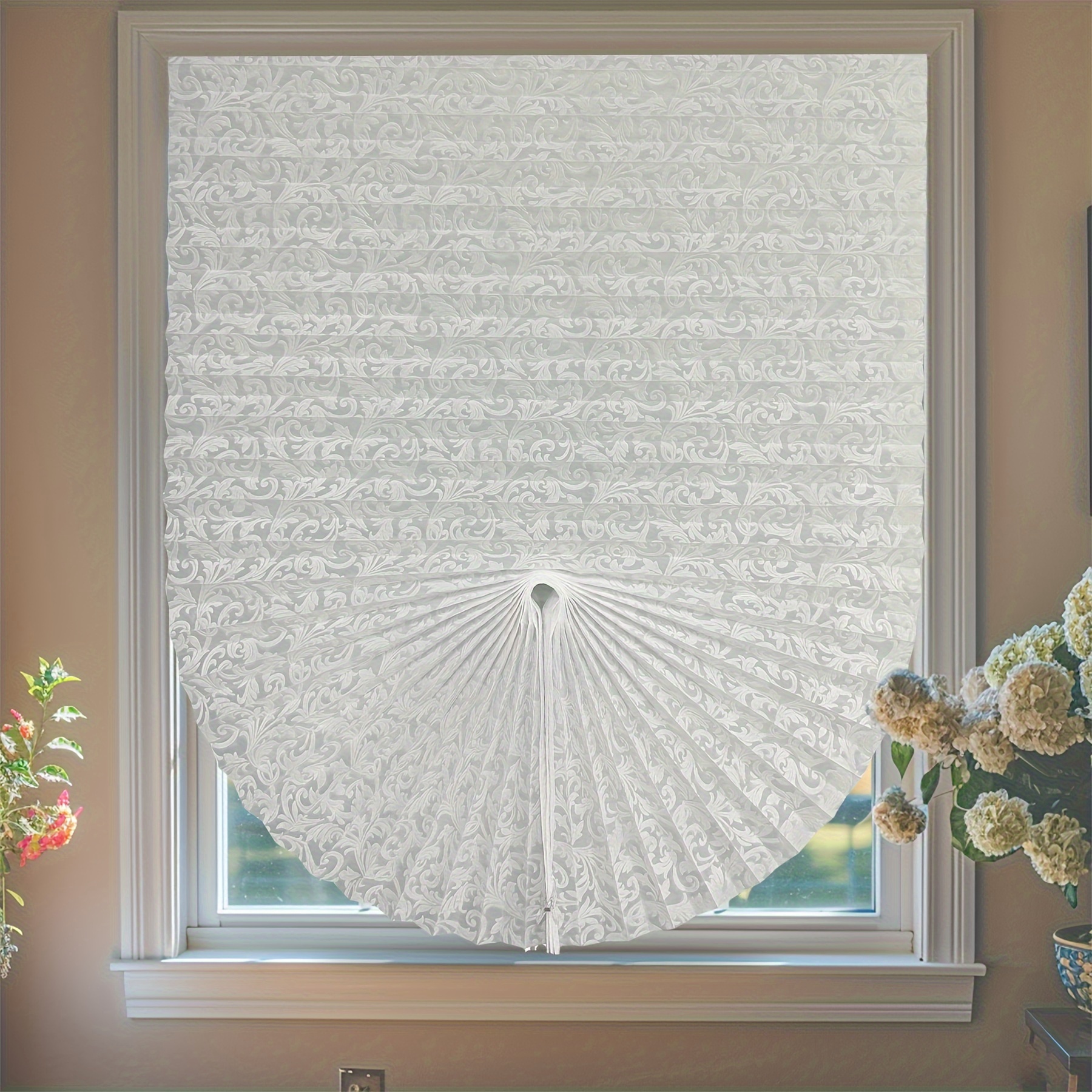 

Modern Adjustable Pleated Window Shades - Easy Install Non-woven Fabric Curtain, Cut To Width, Uncorded, Non-waterproof For Various Room Types - Ideal For Home Decor And Summer Sunlight Blocking