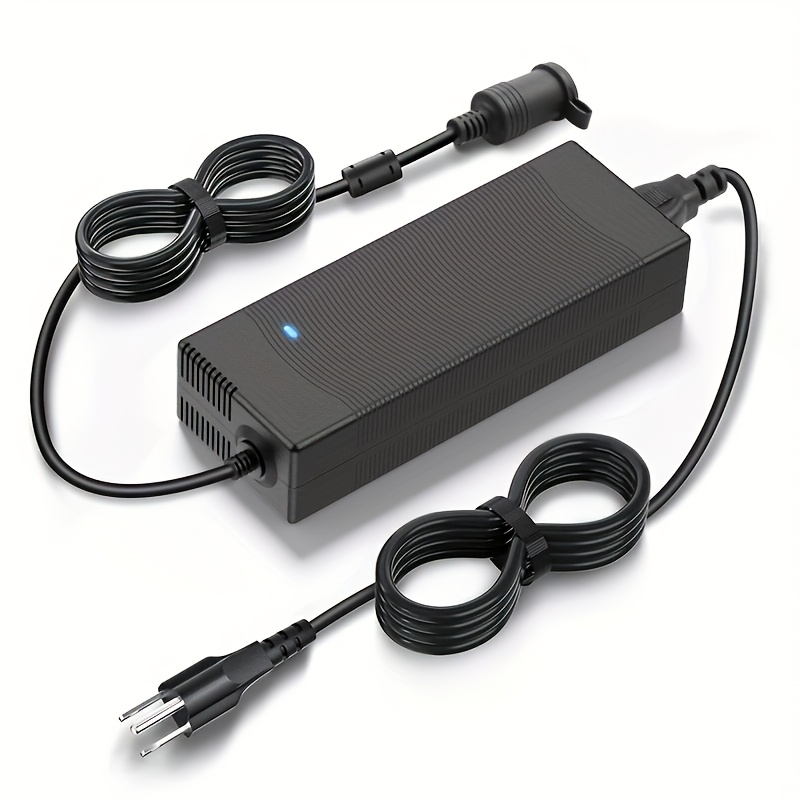 TEMU Ac To 110v To 12v Converter, 8a 96w, Car Power Plug Adapter To Wall Plug, 12 Volt Power Supply Adapter For Car Tire Inflator, Compressor, Car Refrigerator, Car Vacuum, Cooler