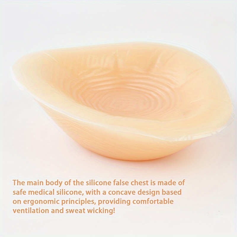  Silicone Bra Inserts, Ergonomic Mastectomy Prosthesis