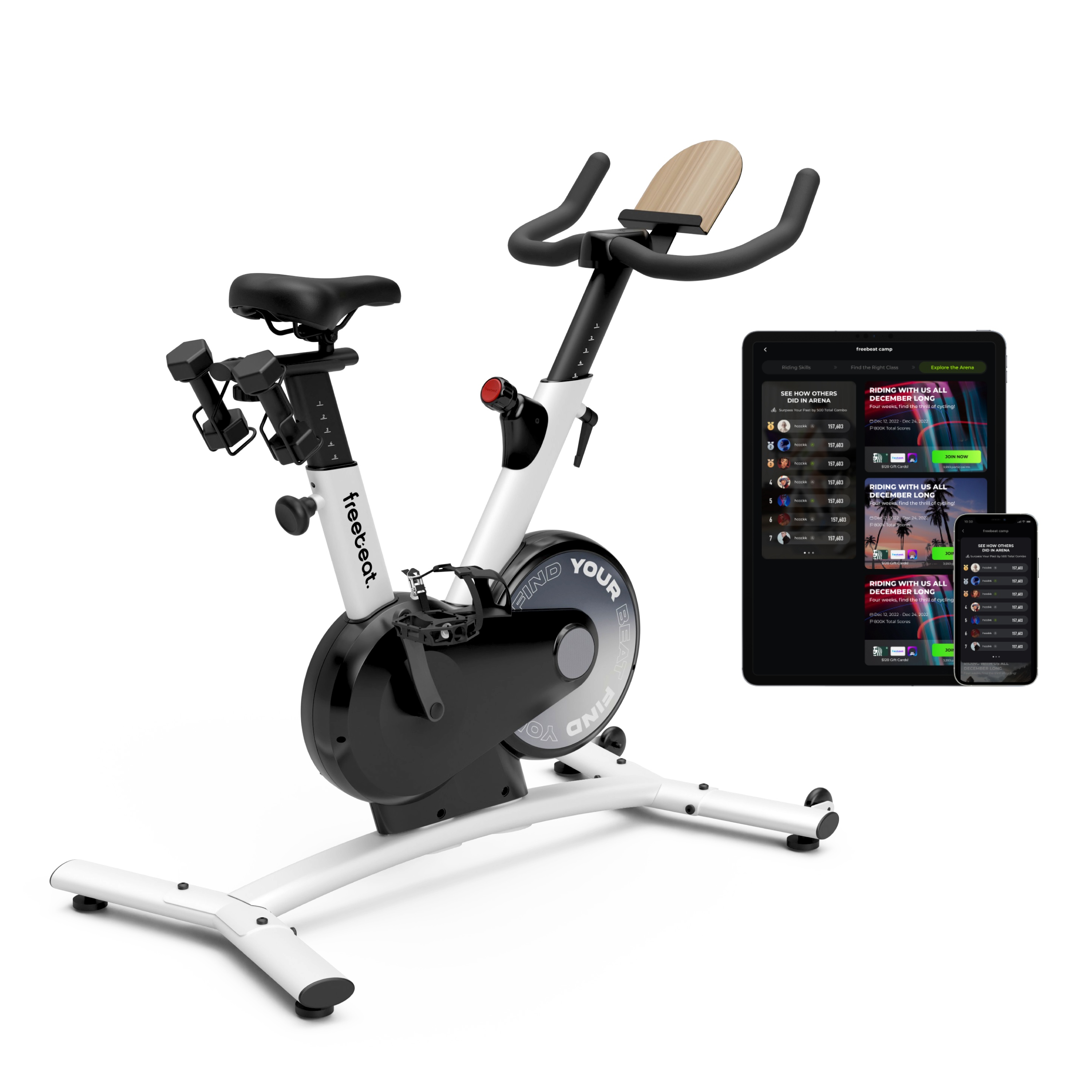 Bicicleta estática silenciosa, pedales de bicicleta de interior con  pantalla electrónica para gimnasio en casa
