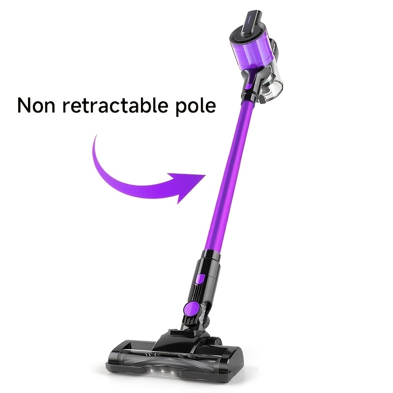 Image of Hearten Vacuum Cleaner For Home Use/ 50kpa High / Led Display, Self-standing Design/ 45-minute Long / Suitable For Hardwood Floors, Carpets, Pet Hair, And Car Interior Cleaning