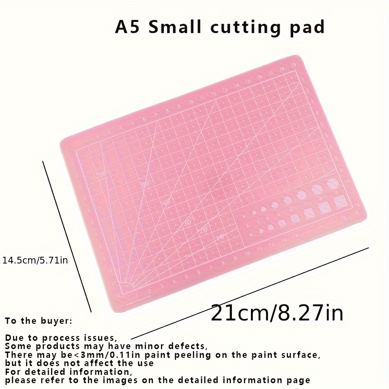 Borang A5 Double-sided DIY Tool Board Cutting Mats for Crafts Gift