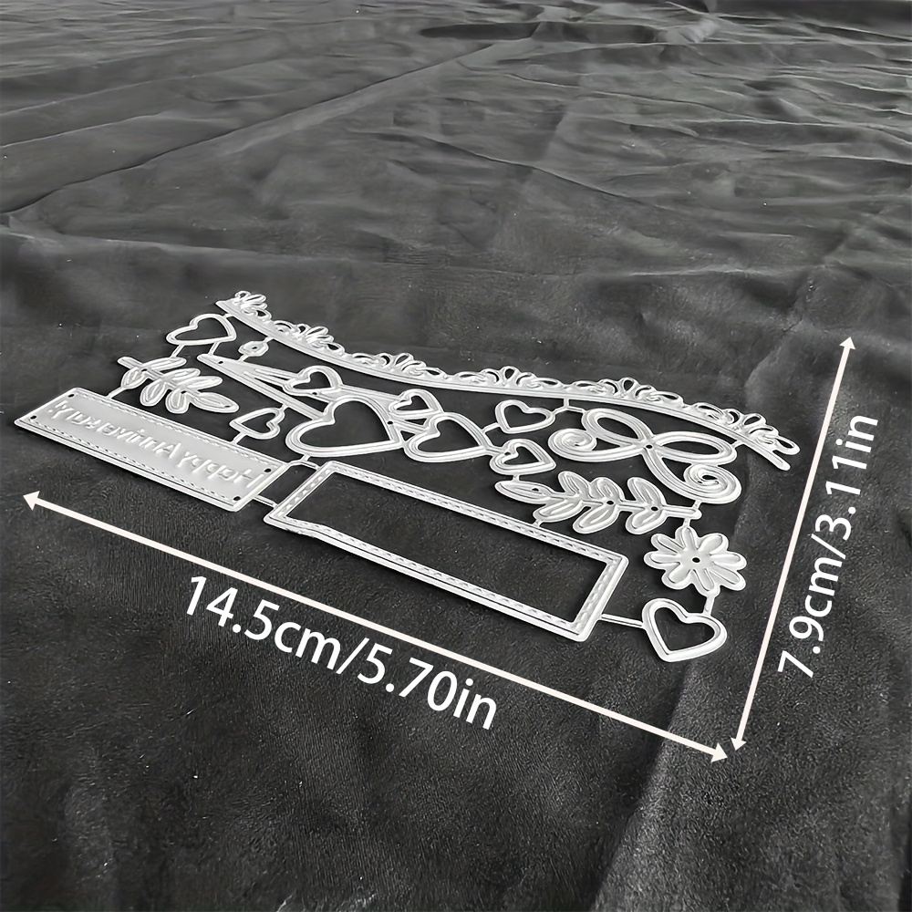 E-shop Kreatives Metal Schneide-Stanzform, Dekoration Präge-Stanzform, Grußkarten Herstellung Vorlage, Geeignet für Album Kartenherstellung,