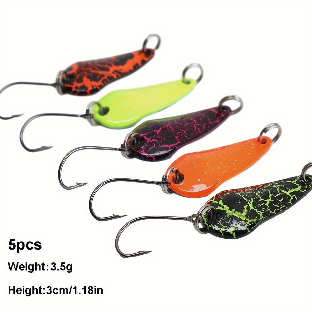 30pcs assorted spinner baits metal fishing lures fish hooks tackle Spoons Fishing Kit, Hard Trout Spoons Walleye Lures Casting Lures with Treble for Bass Pike Crappie Trout : Sports & Outdoors 30pcs Assorted Spinner Baits Metal Fishing Lures Fish Hooks Tackle Specifications Spoon Fishing Lures Kit, 30pcs