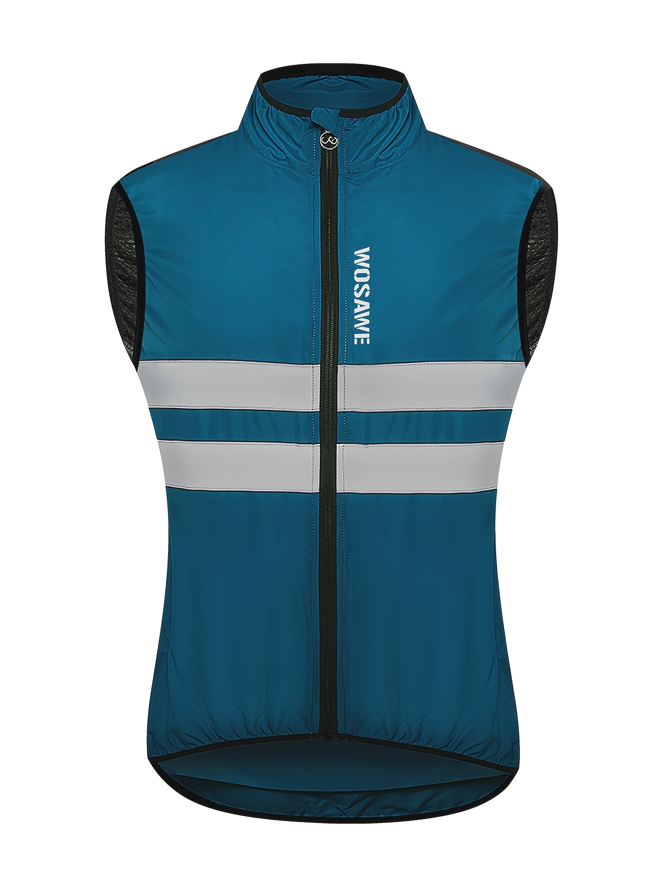 Gilet Ciclismo WOSAWE Uomo - Rete Traspirante, Antivento, Riflettente Per Primavera/estate - Foto 3