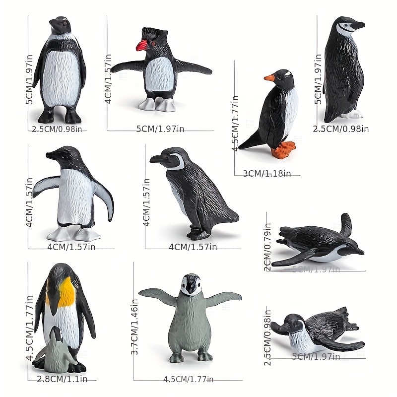 Antarctic Animal Simulation Penguin Model with Ice House