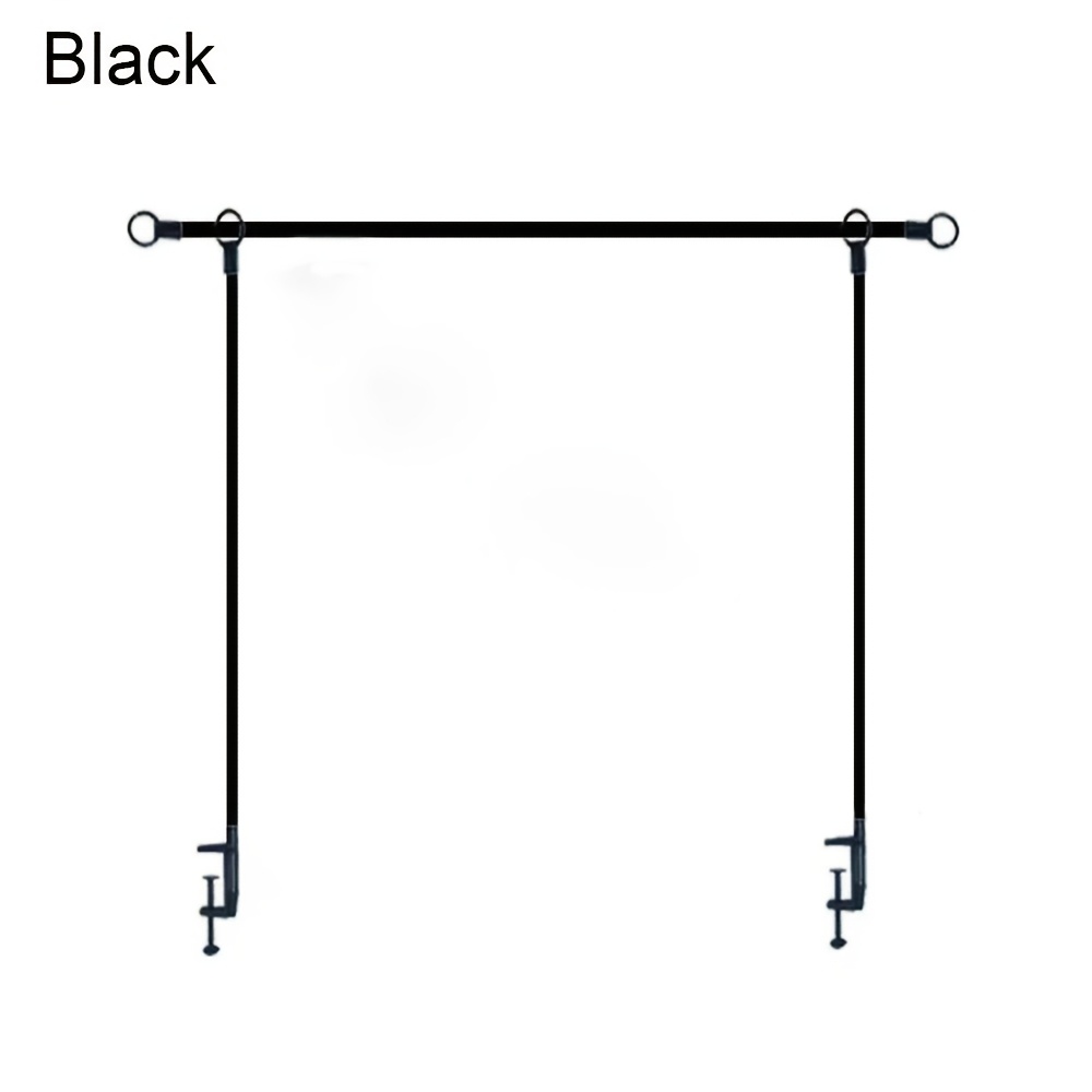 TEMU Black Metal Over Table Tabletop Rod Hanging Lever Stand Display Pole Decoration