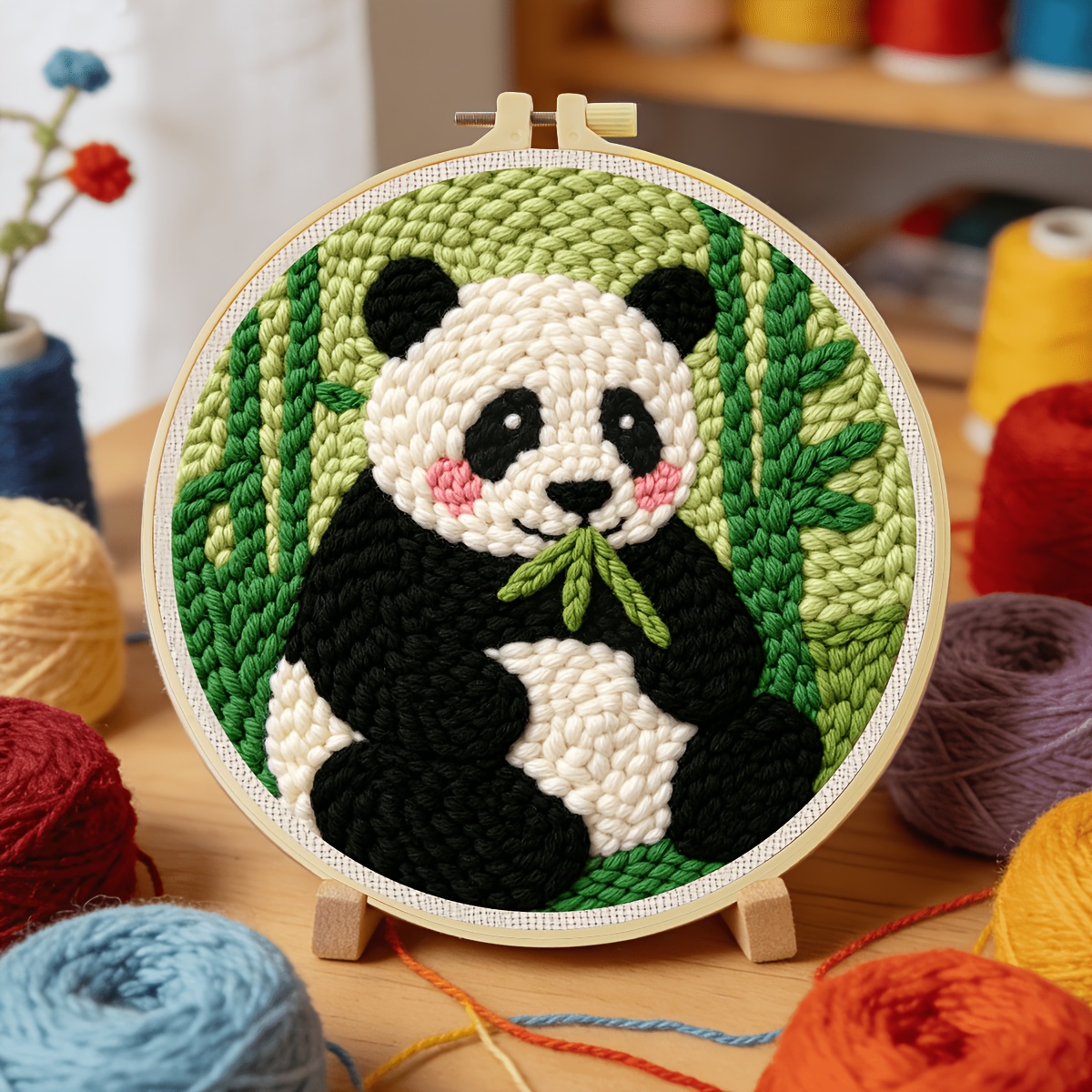 2D Adult Beginner Punching Needle Embroidery Set