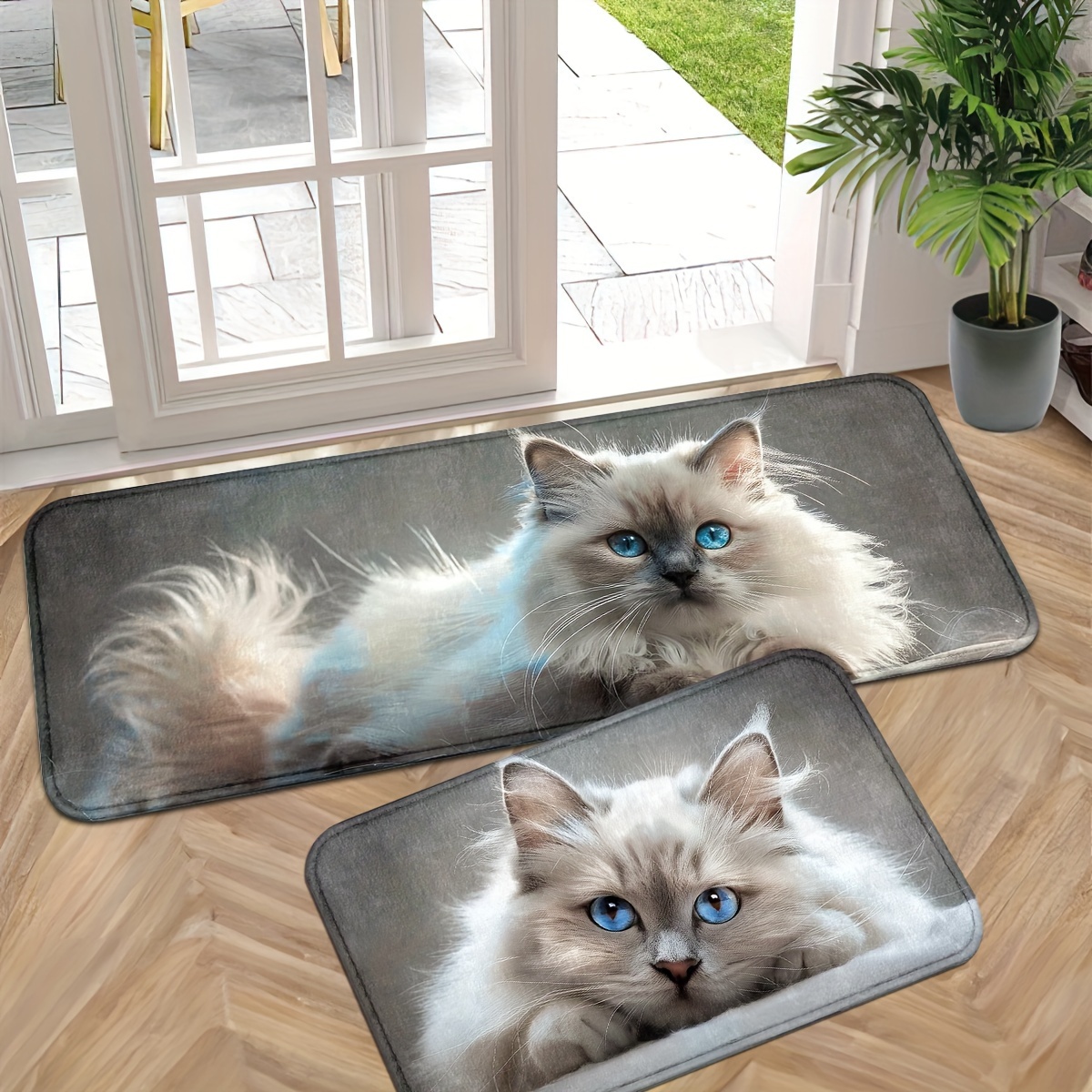 

1/2pcs, Cute Cat Door Mat Indoor Entrance Indoor Door Mats For Entryway Indoor Door Mat Entrance Mat Entry Mat Indoor Front Door Mat Front Door Rugs Indoor Mats For Entryway Indoor Mat Indoor Rugs