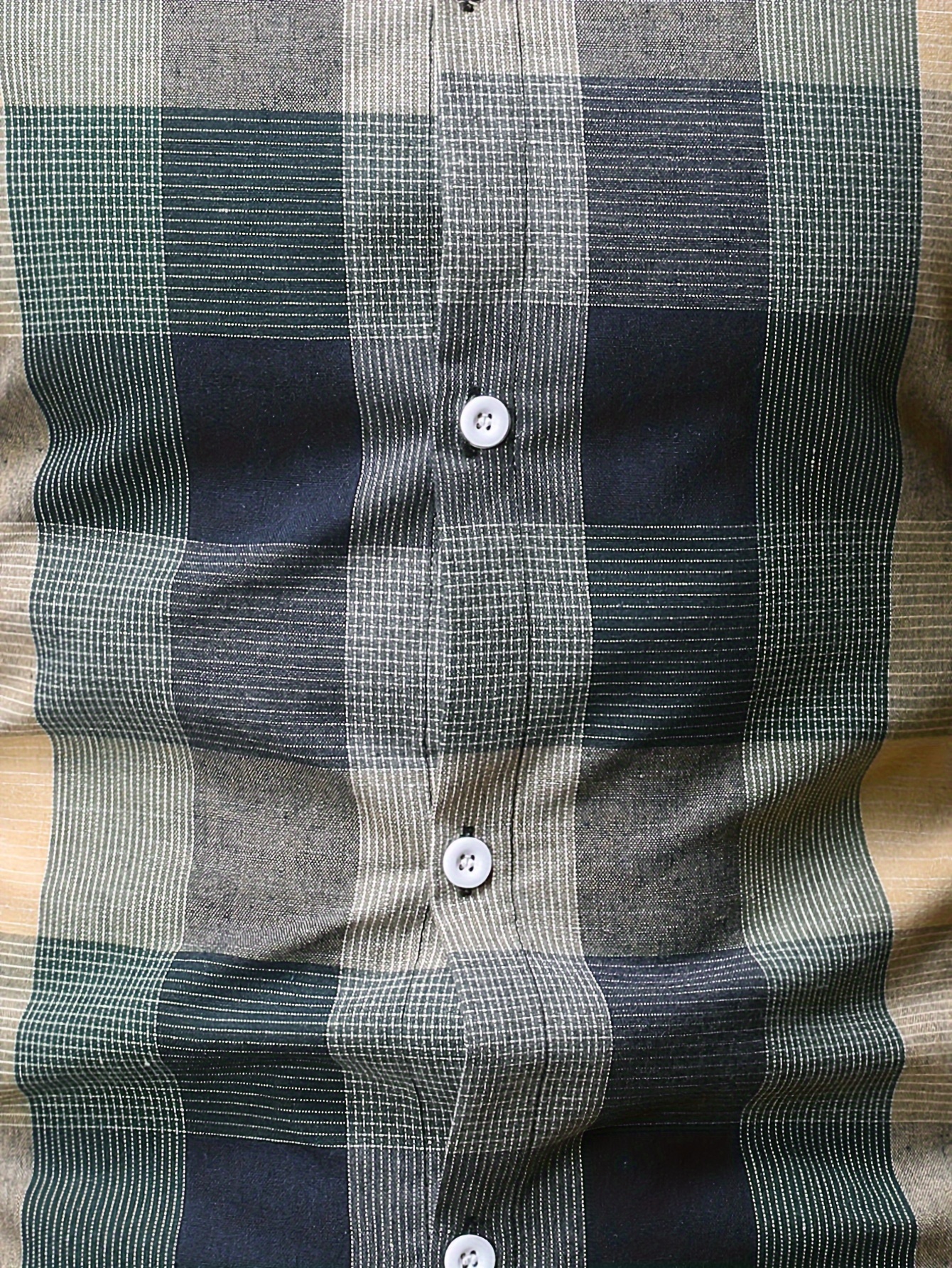 Camisa de Hombre Clásica a Cuadros de Manga Larga con Botones, Diseñada para Ropa de Exterior de Primavera y Otoño, Camisa Casual de Hombre a Cuadros de Manga Larga, Camisa Casual de Hombre a Cuadros de Manga Larga, Elegante y Sencilla, a la Moda y Versátil, Adecuada para Citas, Ocasiones Sociales y