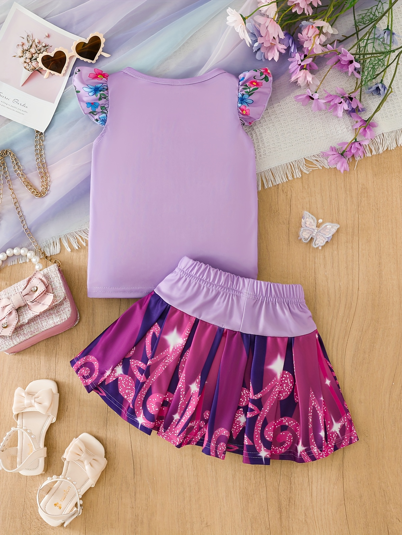 girls' summer new half body skirt set 3d tie dye Temu Mauritius