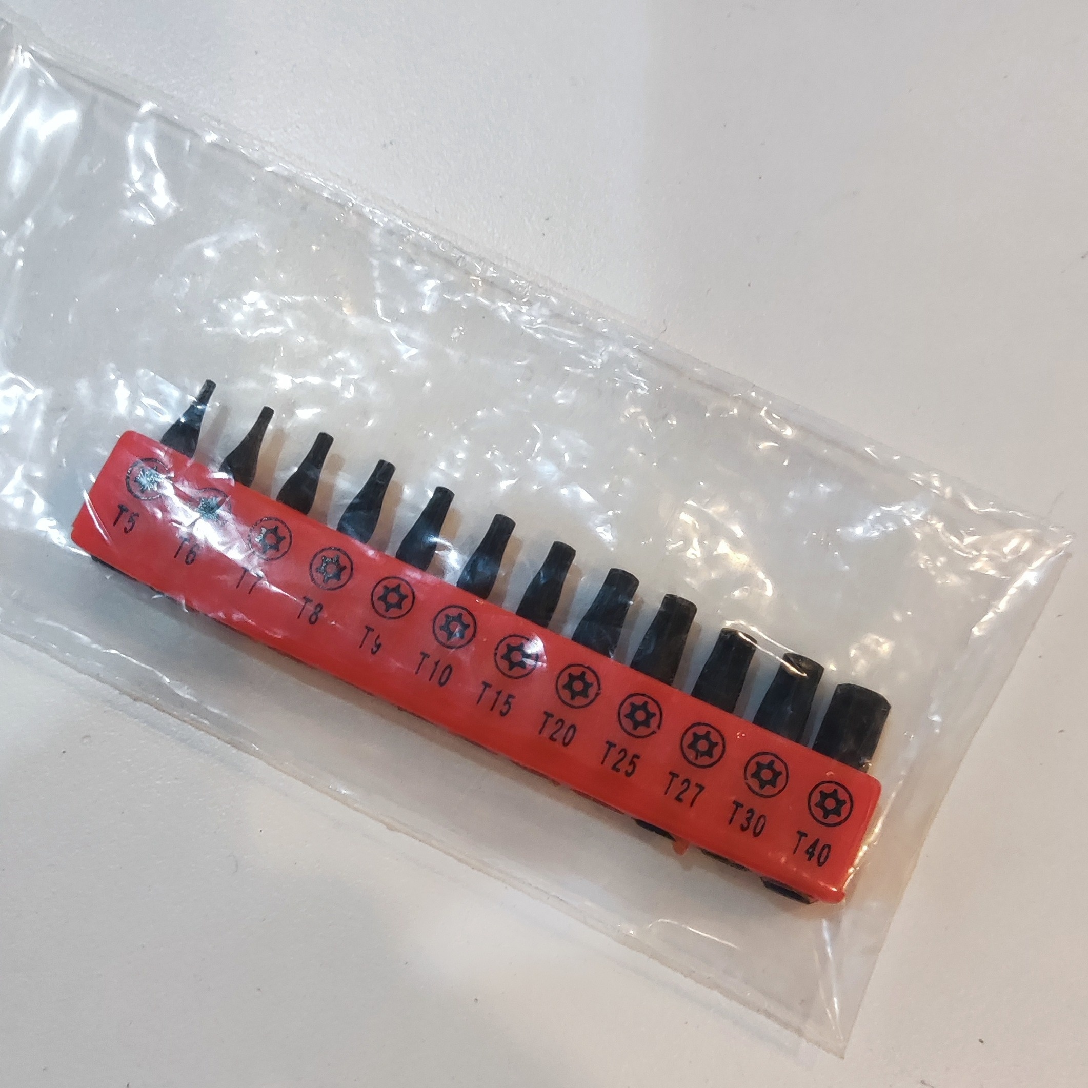 12pcs Tamper-proof Torx Bit Set, 1in .35in S2 Steel T5-t40 Security Tamper Resistant Star Bits. Mini Nice Gifts