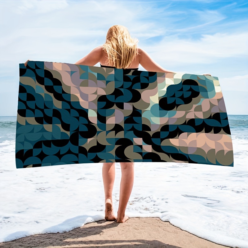 Cabana Stripe Toalla de playa y piscina de tela de toalla de algodón, -  VIRTUAL MUEBLES