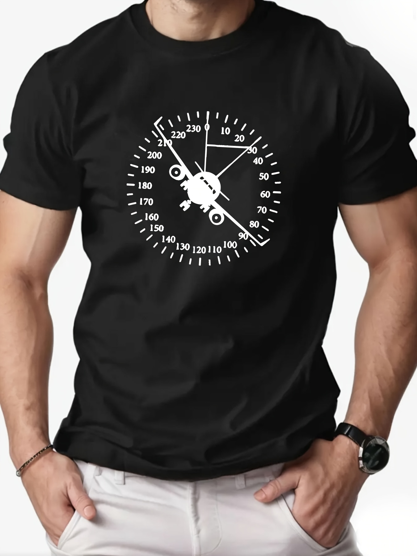 camiseta gráfica en aviación hombre diseño - Temu El Salvador, image size:800x1067