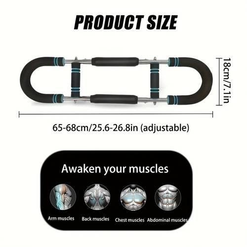 arm trainer adjustable multi muscle home for chest arm and core adjustable spring exercise bar strength boosters