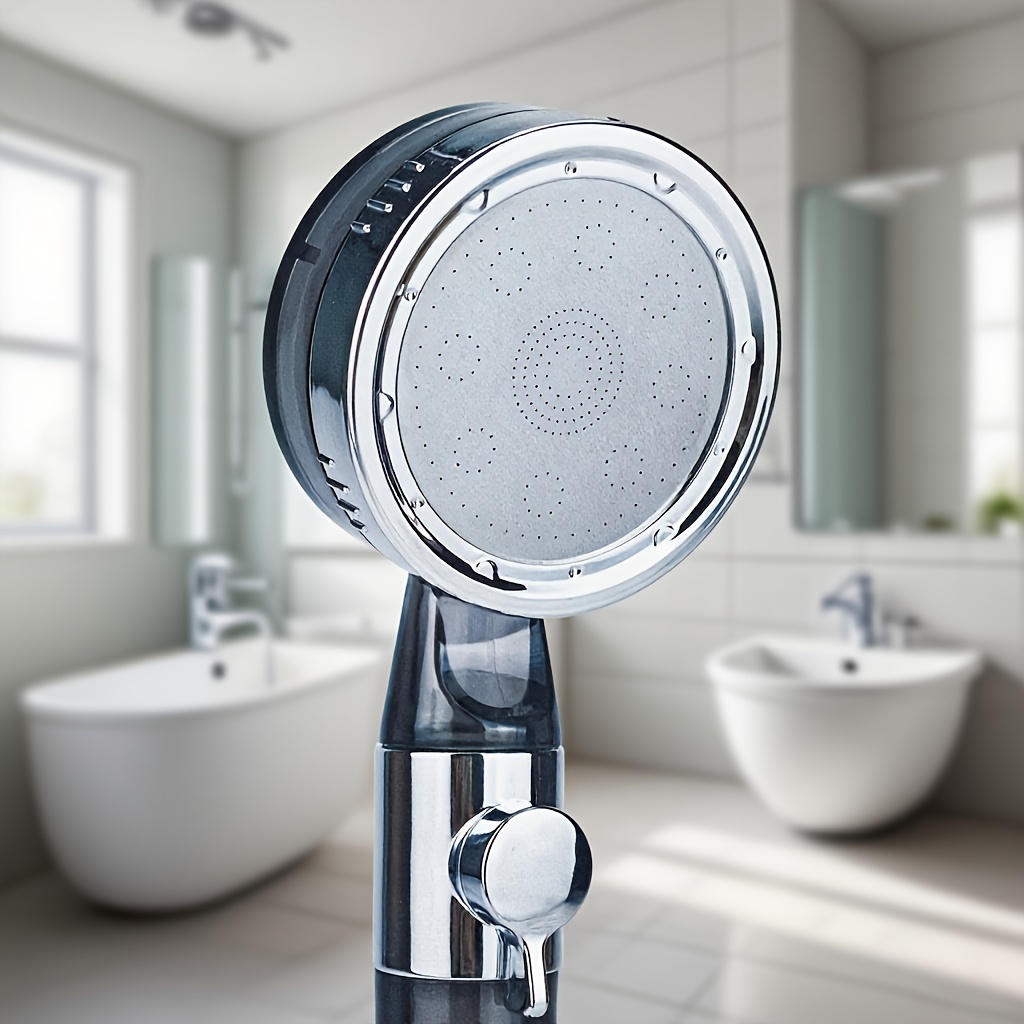 TATUKIKO High-Flow Handheld Shower Head with Flexible Hose & Wall-Mounted Bracket
