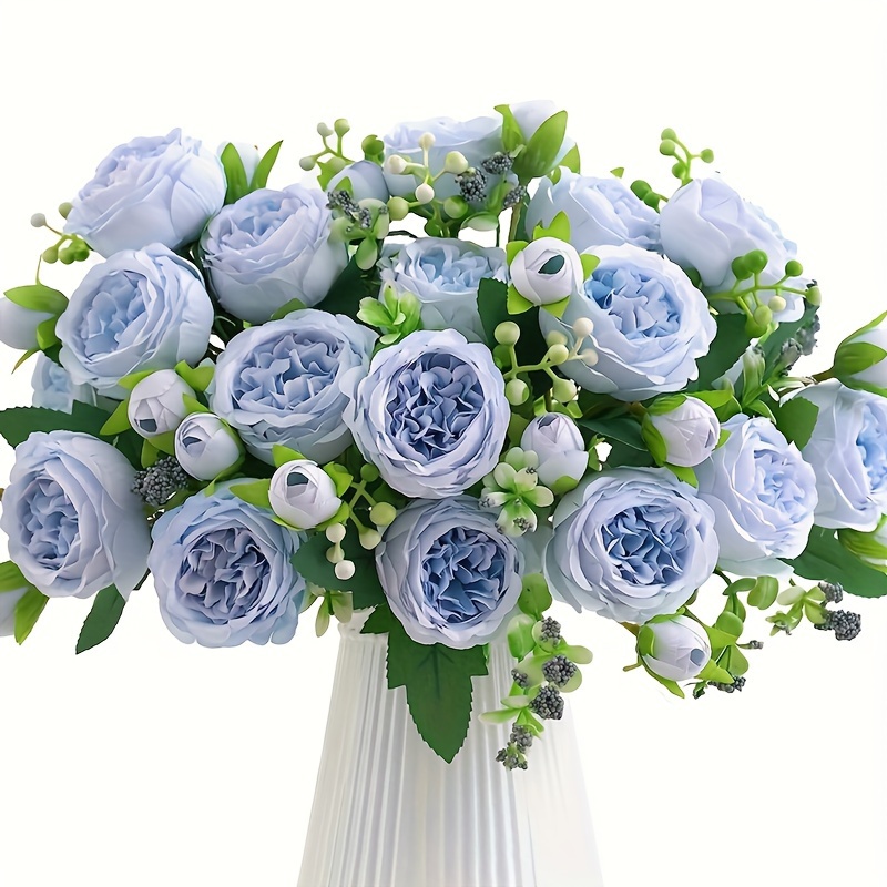 

1pc Artificial , For Birthday Party, Room Bedroom Vase Decor, Outdoor Garden , Wedding Bridal Bouquet, Plastic Material