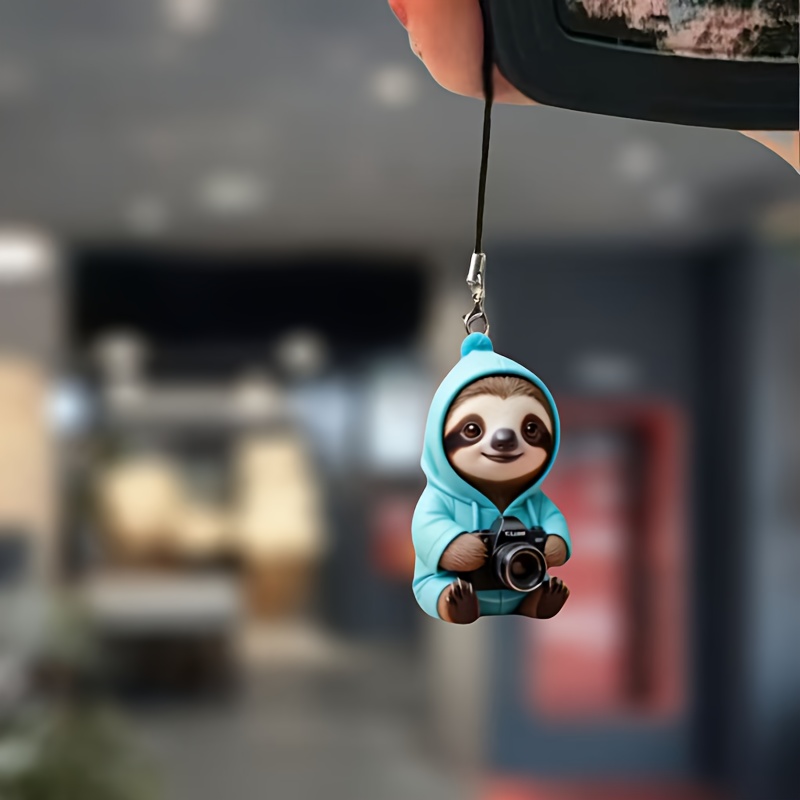 

1pc Sloth Acrylic Phone Charm, Universel Accessoire pour Smartphones et Appareils Photo Numériques, Cadeau Idéal pour , Joli Ornement pour Téléphone Portable