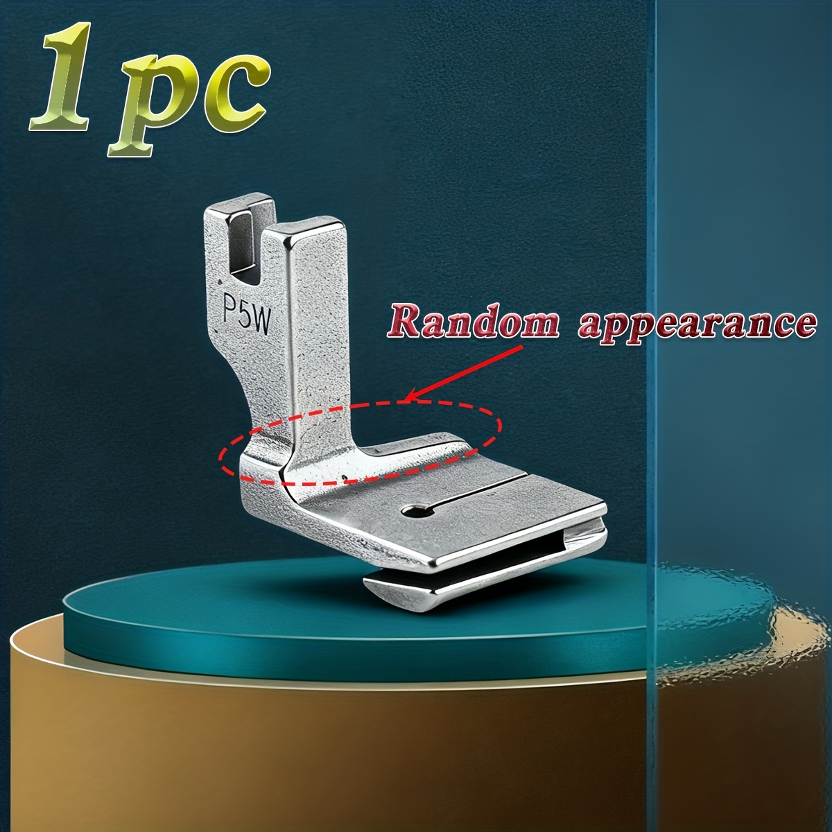 TEMU Feet # P5w Double Gathering Pleated Shirring Presser Foot For Sewing Machine Brother Singer(random Color)