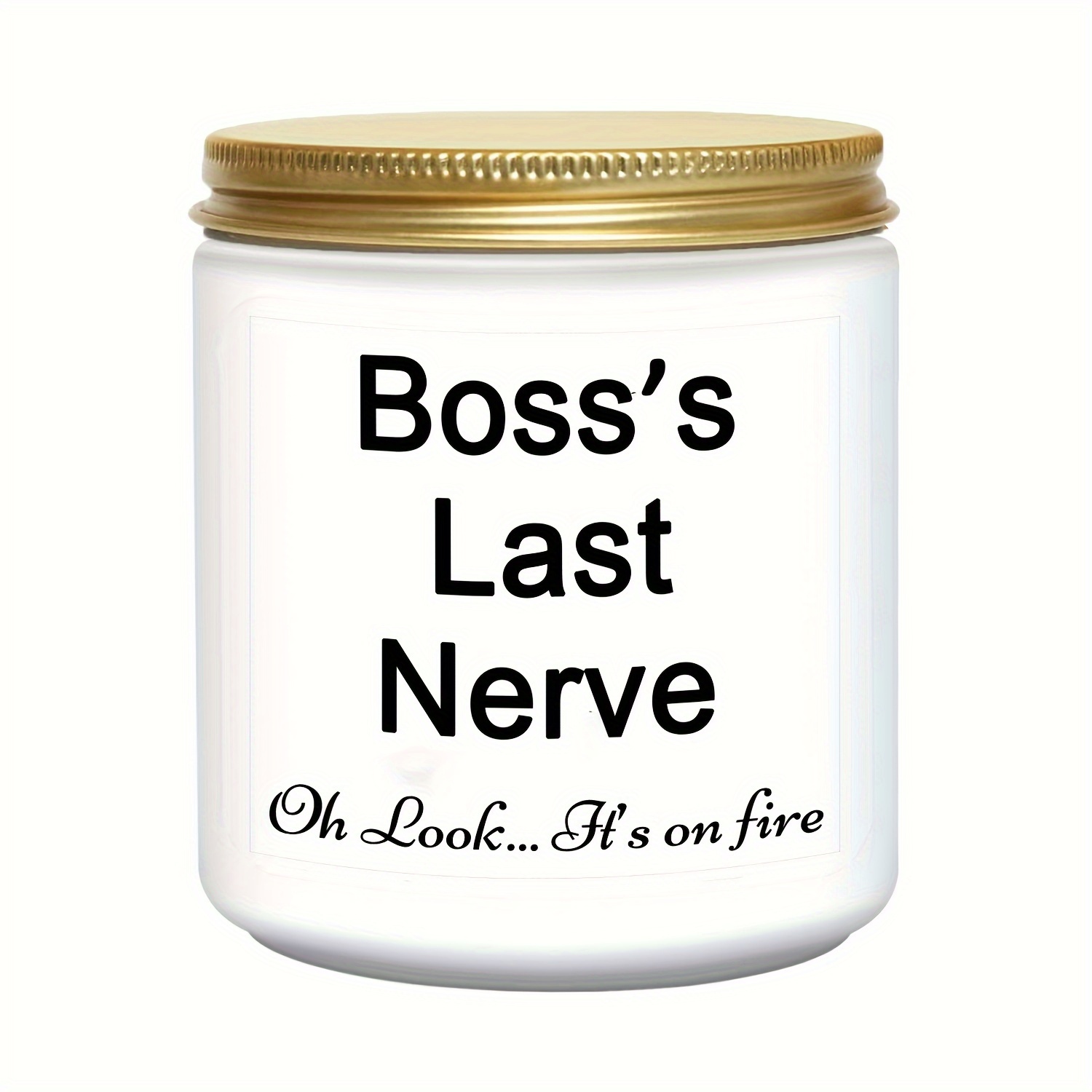 

1pc Boss Gifts For Women Men, Handmade Natural Soy Wax Lavender Scented Candle Presents (15.87oz) - Boss Lady Gifts, Bosses Day Birthday Retirement Christmas Boss Gifts For Women Men Female Coworker