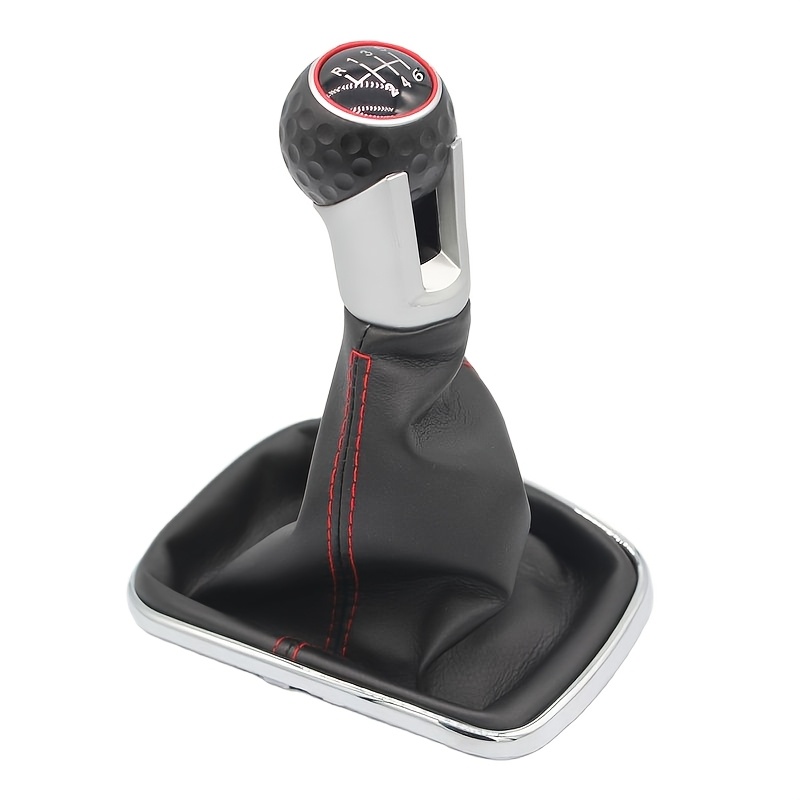 TEMU 12mm Car Gear Shift Knob Gaiter Boot Cover For For Vw Golf 4 Mk4 Bora Jetta R32 2000 2001 2002 2003 2004 Accessory