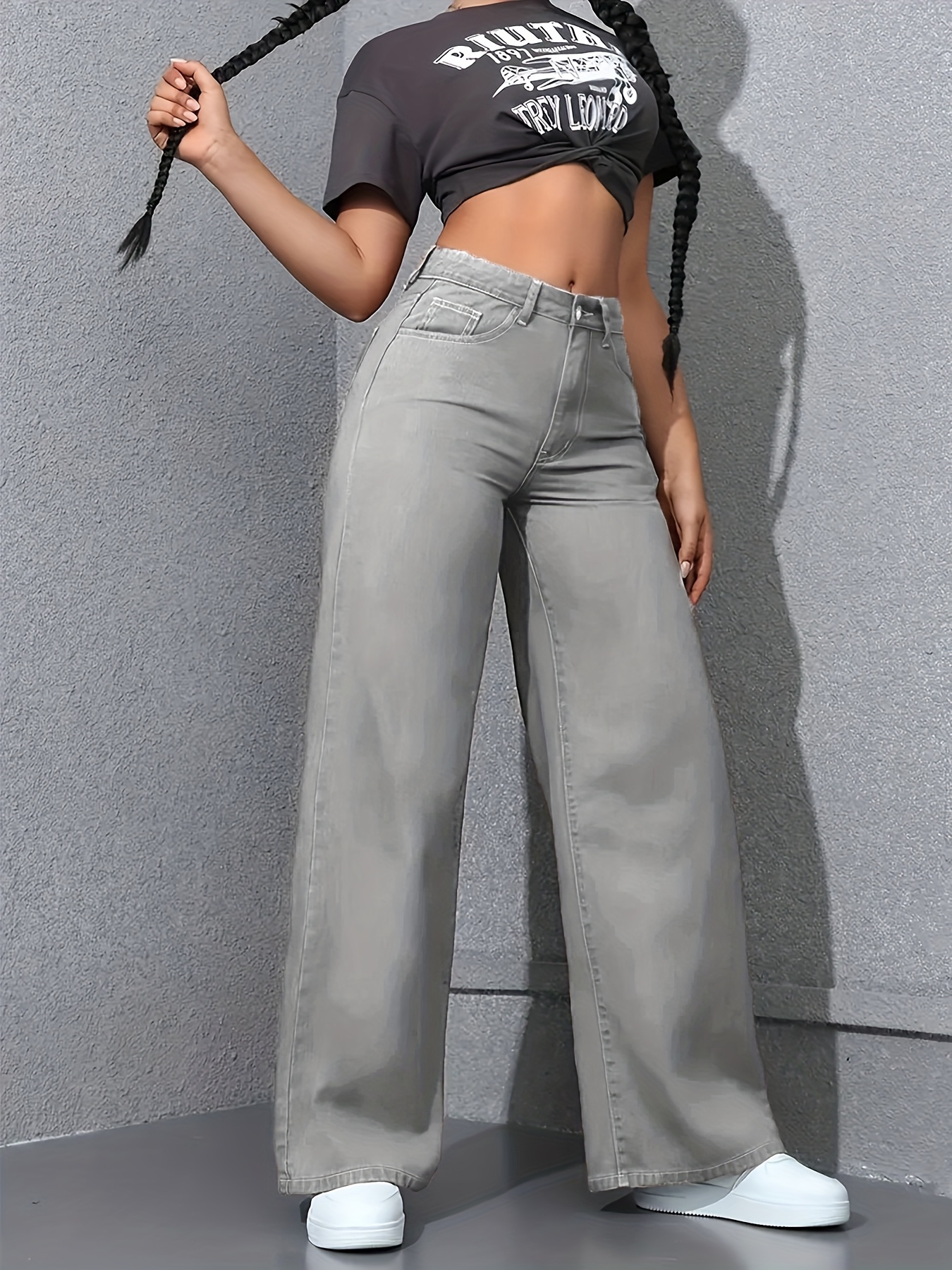 Women'S Straight-Leg Casual Trousers